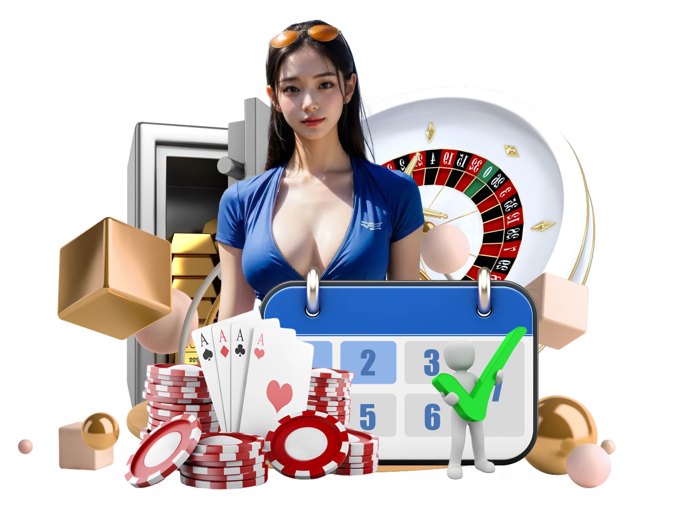 Caribbean Stud Poker hand comparison with dealer's face-up card